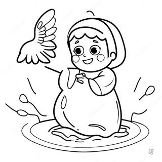 Baptism Coloring Page 9576-7811