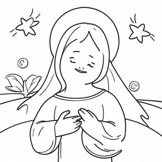 Baptism Coloring Page 9576-7812