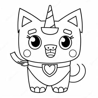 Unikitty Coloring Pages