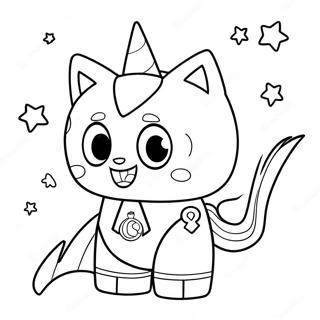 Unikitty Coloring Page 9626-7850