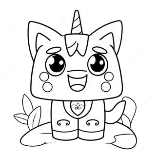 Unikitty Coloring Page 9626-7852