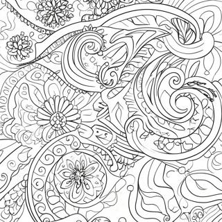 Sparkling Galaxy Scene Coloring Page 962-770