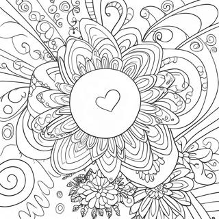 Sparkling Galaxy Scene Coloring Page 962-772