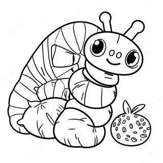 Very Hungry Caterpillar Coloring Page 9636-7858