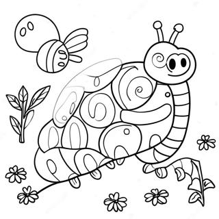 Very Hungry Caterpillar Coloring Page 9636-7860