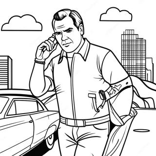 Gta Coloring Page 9646-7868