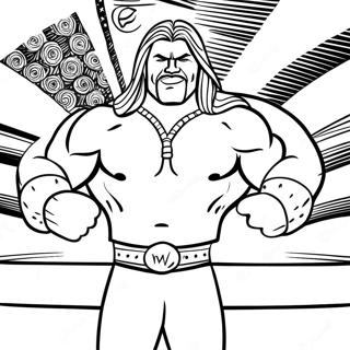 Wwe Coloring Page 9706-7914