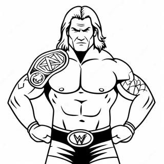 Wwe Coloring Page 9706-7916