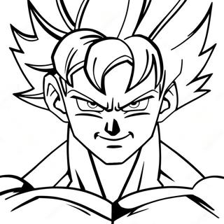 Goku Ultra Instinct Coloring Pages