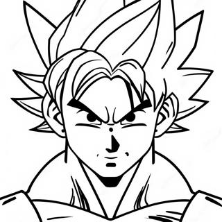 Goku Ultra Instinct Coloring Page 9756-7962