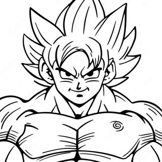 Goku Ultra Instinct Coloring Page 9756-7964