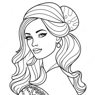 Coquette Fashion Coloring Page 9766-7972