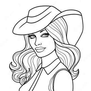 Coquette Fashion Coloring Page 9766-8033