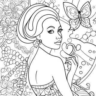 Coquette Fashion Coloring Page 9766-8035