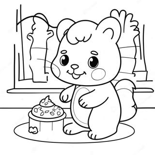 Calico Critters Coloring Page 9776-7978