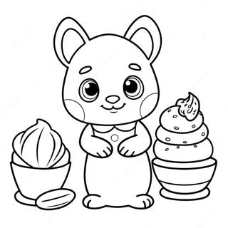 Calico Critters Coloring Page 9776-7979