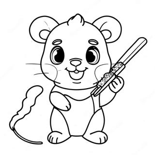 Calico Critters Coloring Page 9776-7980