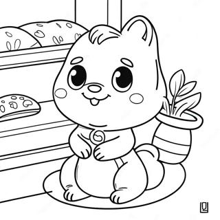 Calico Critters Coloring Page 9776-8041