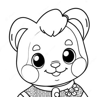 Calico Critters Coloring Page 9776-8042