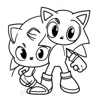 Sonic Mania Coloring Page 9796-7996