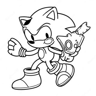 Sonic Mania Coloring Page 9796-8058