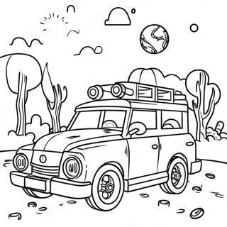 Lego Dreamzzz Adventure Scene Coloring Page 9807-8005