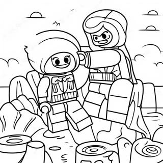 Lego Dreamzzz Adventure Scene Coloring Page 9807-8007