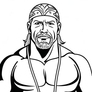 Wwe Coloring Page 9816-8011