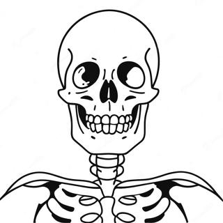 Human Skeleton Anatomy Coloring Page 982-788