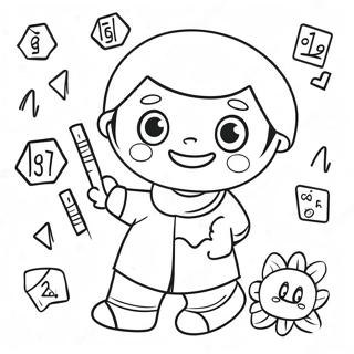 Math 1st Grade Coloring Page 9836-8091