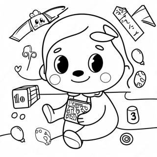 Fun Addition Math Coloring Page 9837-8029