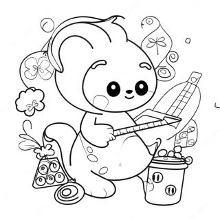 Fun Addition Math Coloring Page 9837-8031