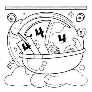 Fun Addition Math Coloring Page 9837-8032