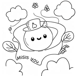 We Miss You Coloring Page 9846-8099