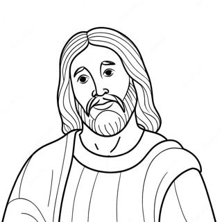 Jesus Loves Me Coloring Page 9856-8107