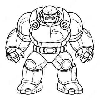 Hulk Buster Coloring Page 9866-8115