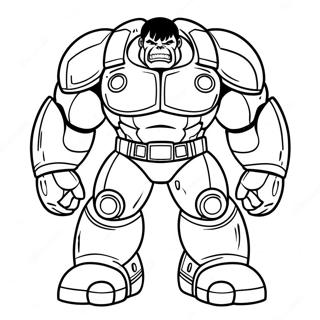 Hulk Buster Coloring Page 9866-8116