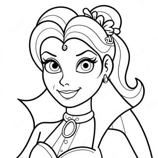 Draculaura Coloring Page 9886-8132