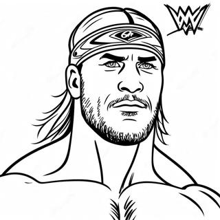 Wwe Coloring Page 9906-8148