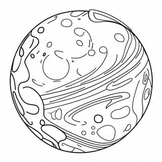 5 Dwarf Planets Coloring Pages