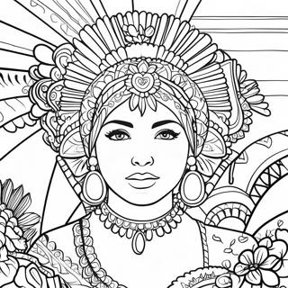 Hispanic Heritage Coloring Page 991-790