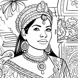 Hispanic Heritage Coloring Page 991-791