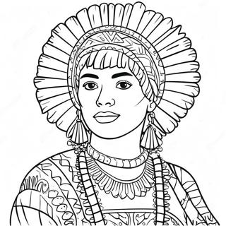 Hispanic Heritage Coloring Page 991-792