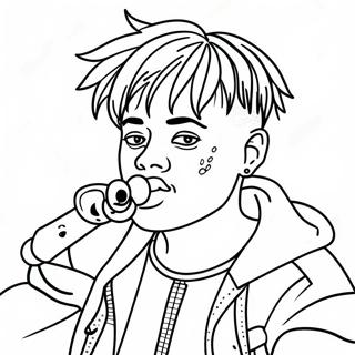 Juice Wrld Coloring Pages