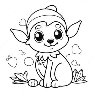 Elf Pets Coloring Page 9936-8172