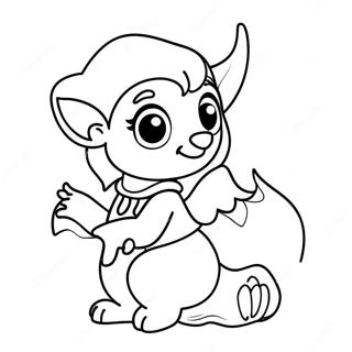 Adventurous Elf Pets Coloring Page 9937-8175