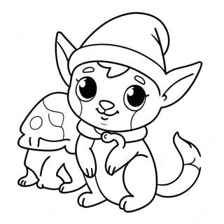 Elves Coloring Pages