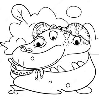 Crocs Coloring Page 9966-8195