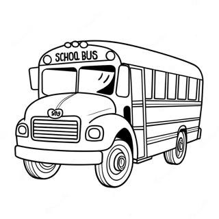 School Bus Coloring Pages