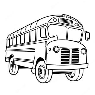 School Bus Coloring Page 9976-8202